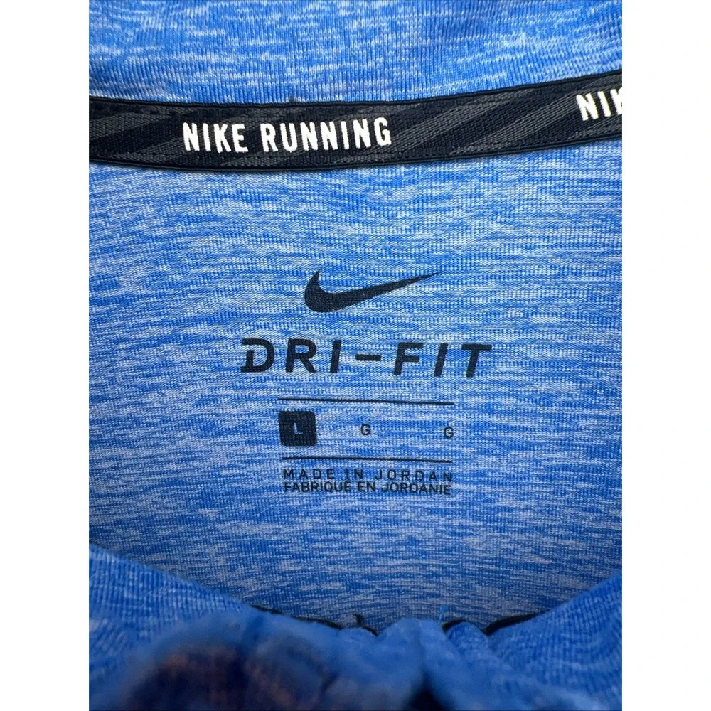 Nike Running Dri-FIT Element Men's L Blue 1/2 Zip Pullover 904946-435
